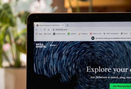 MOOC Education - a computer screen with a web page on it