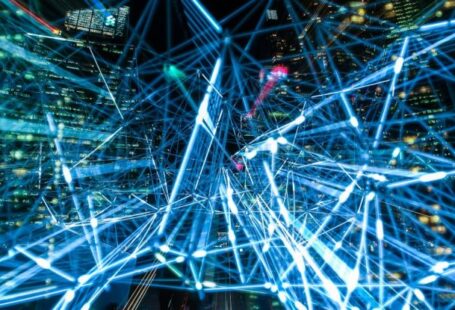 Artificial Intelligence - Blue Bright Lights