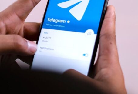 Language App - Hands Holding Smartphone